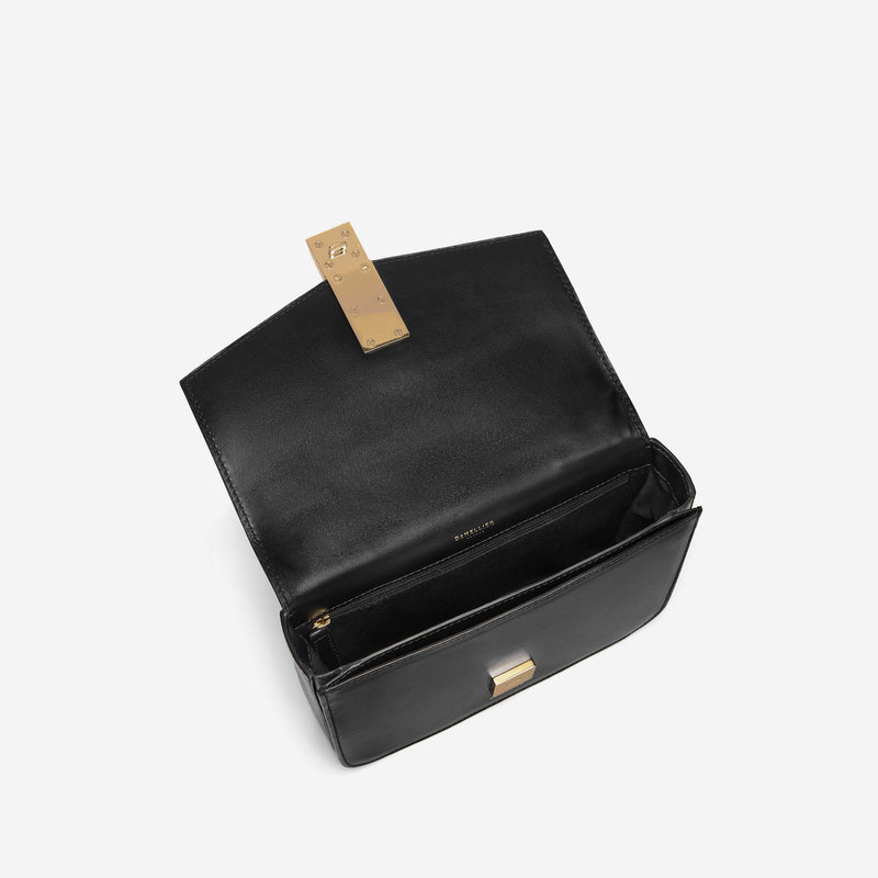 AUTH NWT $585 BOYY Buckle Two Tone Leather Clutch Crossbody Bag -Original  BOX